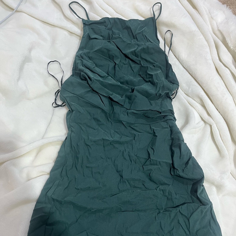 Zara Forest Green Dress BRAND NEW NEVER WORN